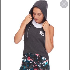 Body Glove Active Charcoal Cropped Hoodie